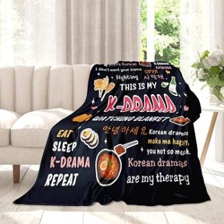 Cozy Kdrama Theme Blanket